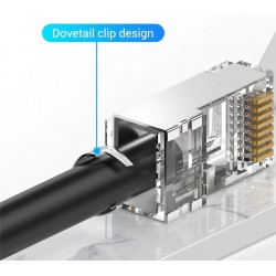 RJ45 STP cat  5e 6 6a med...
