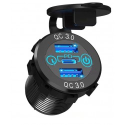 Rundt Cigar USB udtag til...