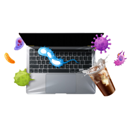 Hygienic keyboard...