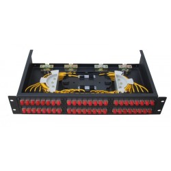 24-portar patchpanel SC...