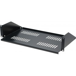 2U hylla för 19" IT skåp,...