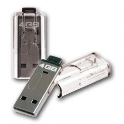 1 GB minne stick via USB...