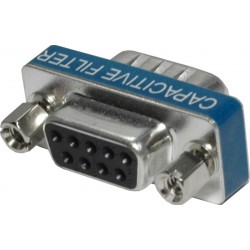DB9 adapter med EMC-skydd....