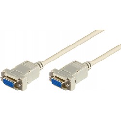 Nullmodem kabel med 2 x DB9...