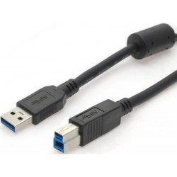 USB 3.0 kabel med ferrit, A...