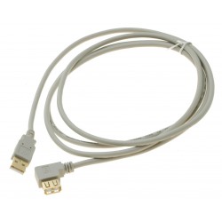USB A hane - En hona, 90 °...