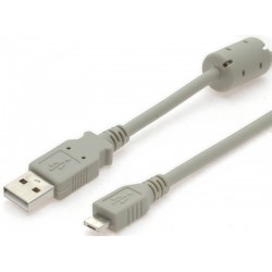 USB2 kabel, A han – micro A...