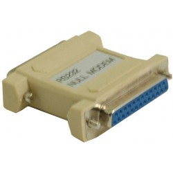 Nullmodem adapter, DB25
