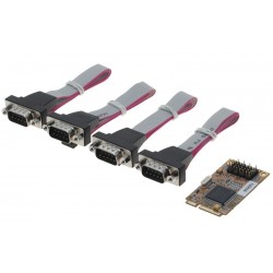 4 x RS232 serielle porte...