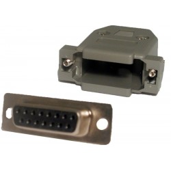 DB15 honkontakt med mössa,...