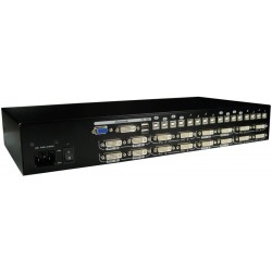16 ports KVM omskifter,...