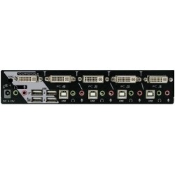 4-port KVM switch with...