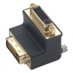 DVI 90º vinkelstik DVI-I...
