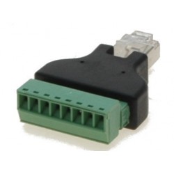 Adapter från RJ45 han för...
