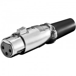 Mikrofon XLR hona med lås,...
