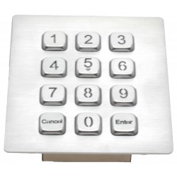 Keypad til RS232 med lys