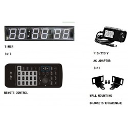 4 "LED tillimer display med...