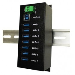 7 portar Industrial USB3...