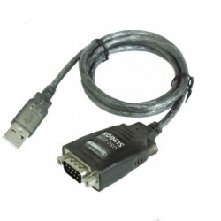 USB 1 x RS232 serie DB9...