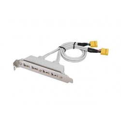 Bagplade med 4 USB på...