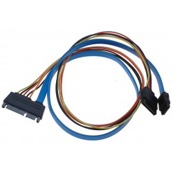 HDD kabel, SATA 22 Pin han...
