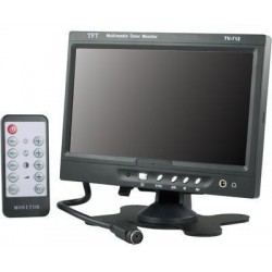 7" TFT-farveskærm med...