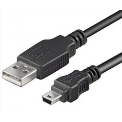 Mini USB cable, A male -...