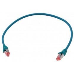 Brandhæmmende netværks datakabel RJ45, Cat. 6A/7,SSTP, Blyfri LSFRZH (Low Smoke Fire Retardant Zero Halogen) kappe, Grøn, 10M