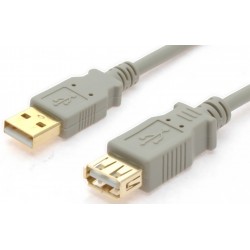 USB 2.0 kabel, A han – A...