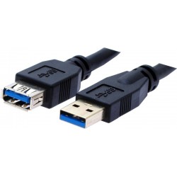 3m USB3.0 forlængerkabel, A...