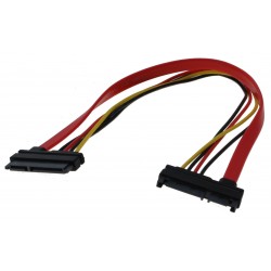 SATA forlængerkabel 6 Gb/s...