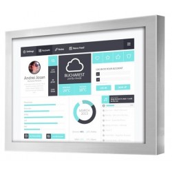 17" vandtæt rustfrit stål,...