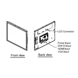 15 "TFT Panel DVI, VGA 1600...