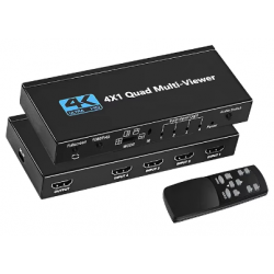 4 x 1 HDMI Multi Viewer 4K,...