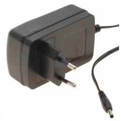12VDC 2A (24Watt) adapter...