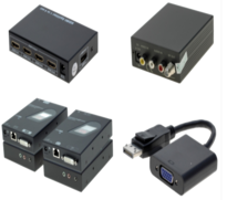Video extender, Video splitter, Video konverter, Video Wall
