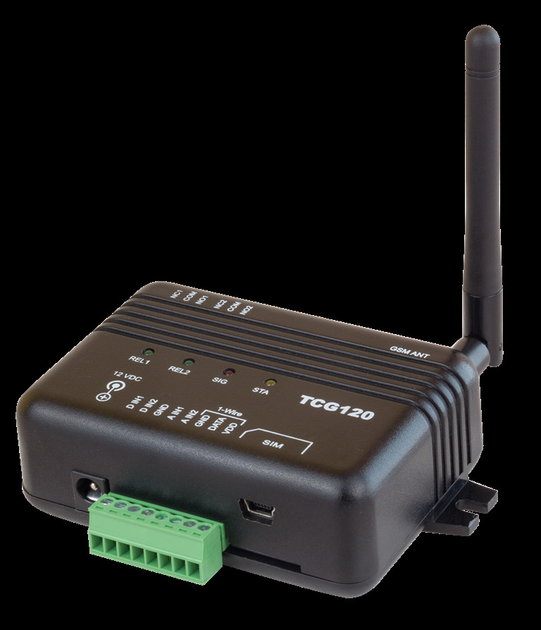 Remote control, measurement and alarm via GSM - DANBIT